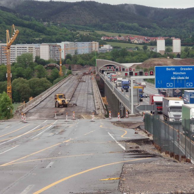 BAB A 4  Teilabschnitt Jena  Projektsteuerung