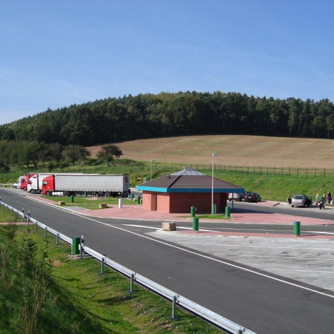 BAB A 4; km 172 5 bis 165 8 PWC-Anlage Rodablick Nord