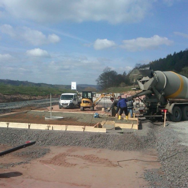 BAB A 4; km 172 5 bis 165 8 PWC-Anlage Rodablick Nord