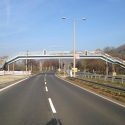 Fußgängerbrücke über die Stadtrodaer Straße in Jena