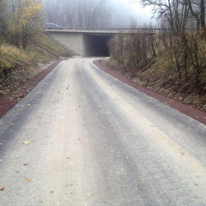 Wiederherstellen Weg bei Hayn im Bereich A-BW 237