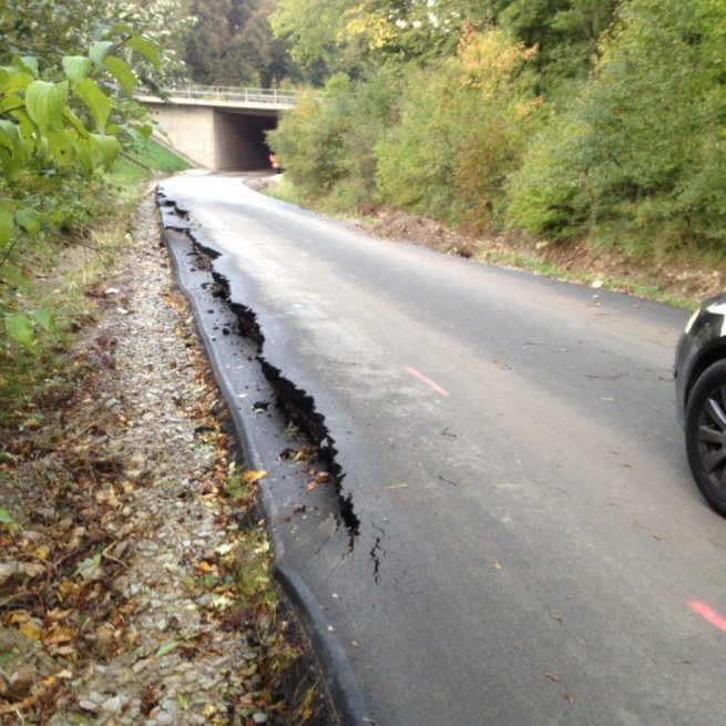 Wiederherstellen Weg bei Hayn im Bereich A-BW 237