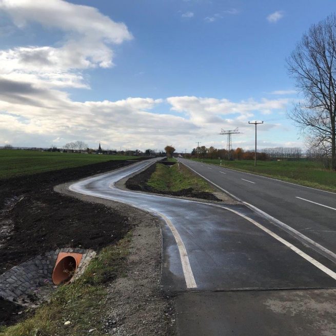 Radweg Vieselbacher Straße/Azmannsdorf