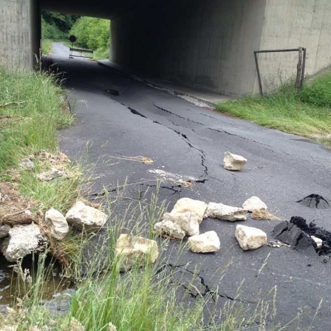 Wiederherstellen Weg bei Hayn im Bereich A-BW 237