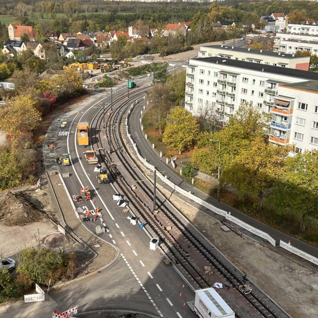 Stadtbahn Halle – Böllberger Weg Süd und Südstadtring