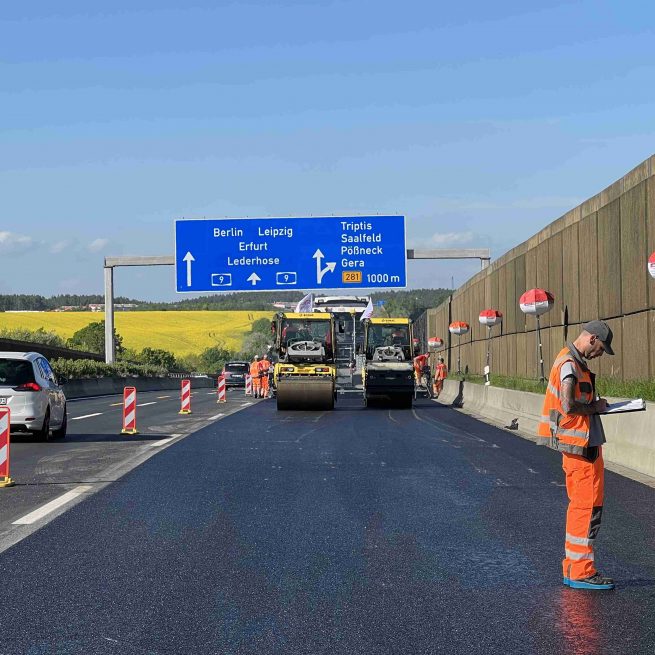 BAB A9 Deckensanierung BW 138A und 139A inkl. der Vor- und Nachfelder  RF Berlin und RF München