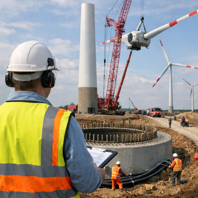 Windenergieanlage in Wundersleben